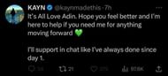 X user shares positive message (Image via Sportskeeda)